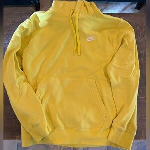 Nike Men's Vibrant Yellow Hoodie